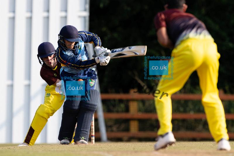 20180715 Flixton Fire v Greenfield_Thunder Marston T20 Final037.jpg - Flixton Fire defeat Greenfield Thunder in the final of the GMCL Marston T20 competition hels at Woodbank CC